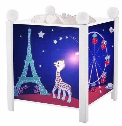 Волшебный ночник Жирафка Софи Париж розовый, Trousselier™, Франция (4365Р12V)