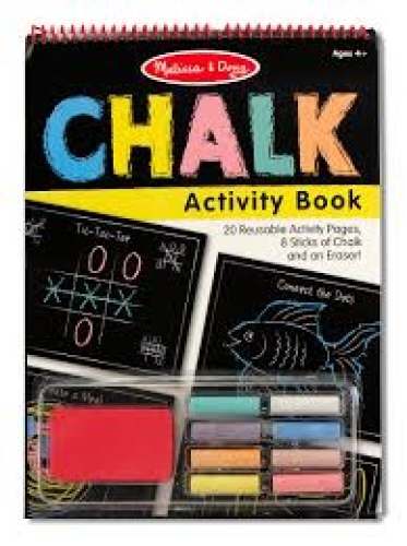 Настольный набор для рисования мелом Melissa&Doug™ США, Chalk Activity Book MD4503