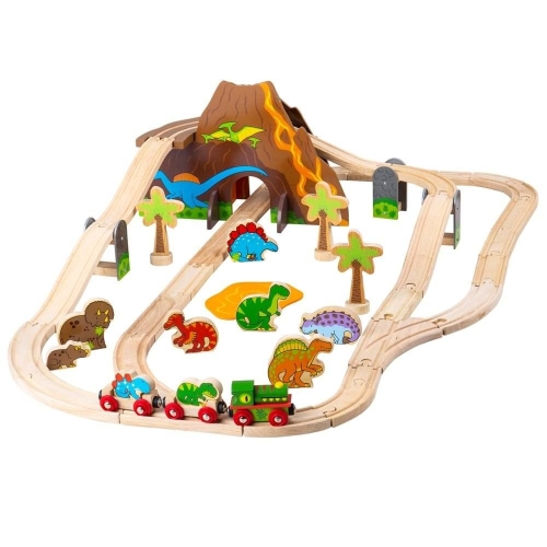 Bigjigs Toys Игровой набор Поезд динозавров