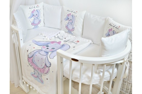 Ovalbed® Bed set Bunny Ballerina