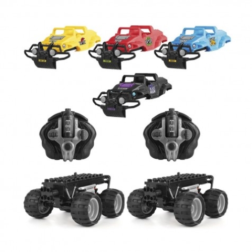 Crash Car® R/C Playset - BATTLE OF TEAMS (2 models, 4 bodies, battery 4.8V)