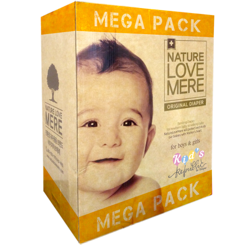 [9-12 kg] NATURE LOVE MERE™ MEGA PACK diapers, Korean Eco (L) Original, 160 pcs, NLM