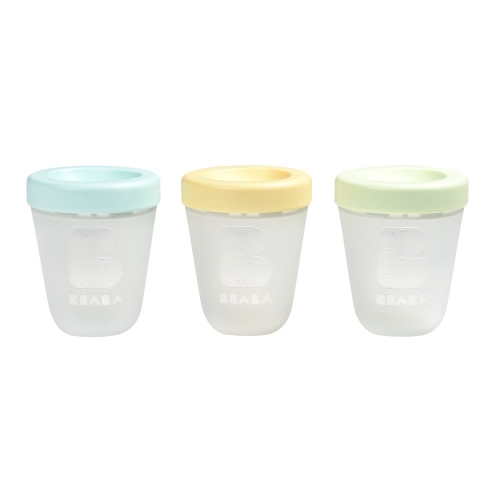 Set of 3 Beaba silicone containers 200 ml
