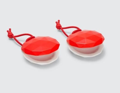 Musical instrument KIDO™, Castanets, red, USA (10448)