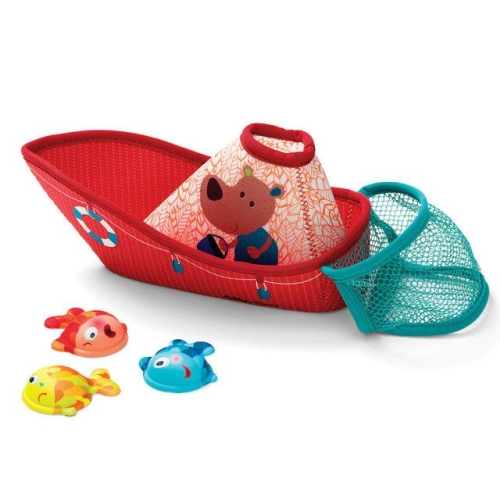Іграшка для ванної Lilliputiens™, Бельгія, Рибальський човен (86773)