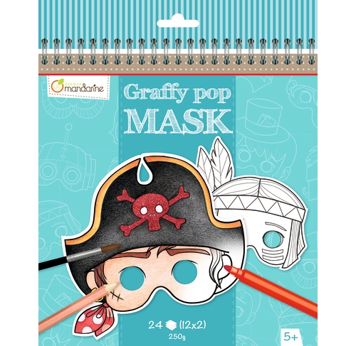 Розмальовка Мальчуган, серія Pop Mask, Avenue Mandarine™ Франція (GY022O)