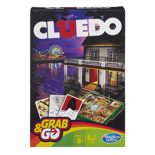 Дорожная игра Cluedo, Hasbro, кол-во игроков: 3-6, арт. B0999