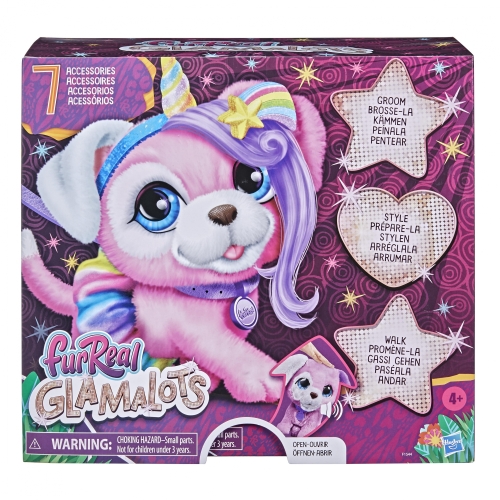 Glamaloty soft toy, Glamorous Puppy, Hasbro, with accessories, art. F1544