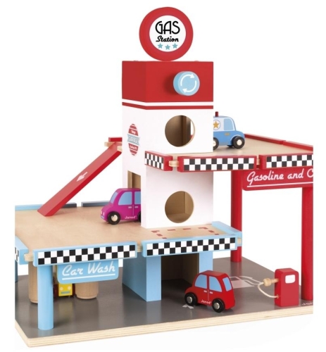 Playset Gas station, Janod™ France