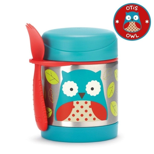 Thermos for food Owlet blue 325 ml (252375), SKIP HOP™, USA