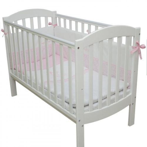 Baby bed Veres™ Sonya LD10 without wheels, on legs (white), art. 10.1.1.1.06