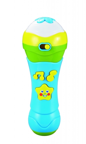 Microphone, Baby Team, with light and sound effect, battery operated, art. 8639