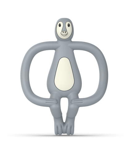 Игрушка-грызун MATCHSTICK MONKEY Пингвин (цвет серый, 11 см) / Прорезыватели № 2 Kids Republic Игрушка-грызун MATCHSTICK MONKEY Пингвин (цвет серый, 11 см) / Прорезыватели № 2