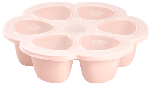 Beaba® | Силиконовый многопорционный контейнер pink 90 ml, Франция [912595]