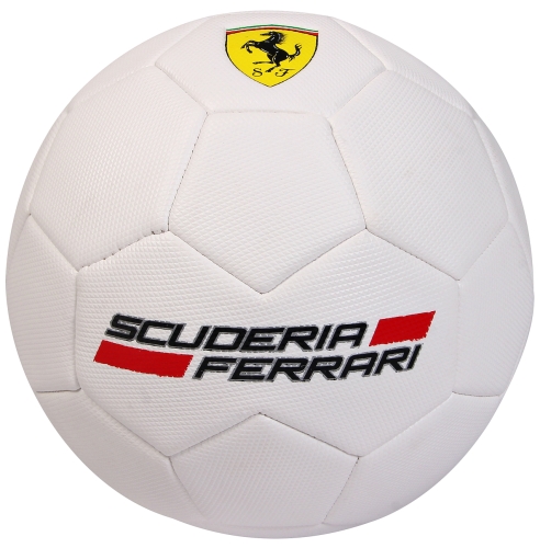 Ferrari® Мяч футбольный детский до 8 лет #3 (White Logo), Италия