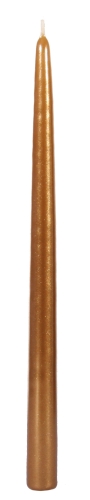 Набір свічок, Shishi, золотий колір, 21 см, 6 шт., арт. 40639