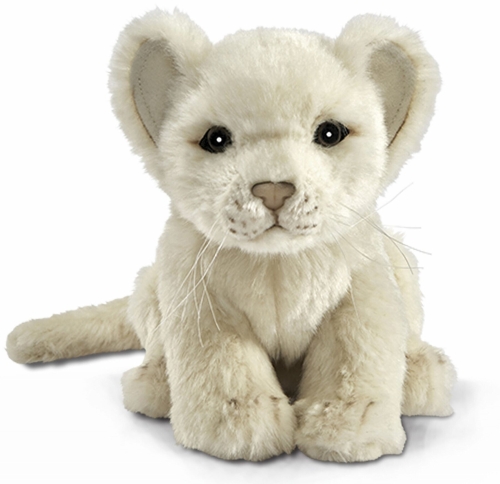 Лев білий, 17 см, реалістична мяка іграшка Hansa (7291)