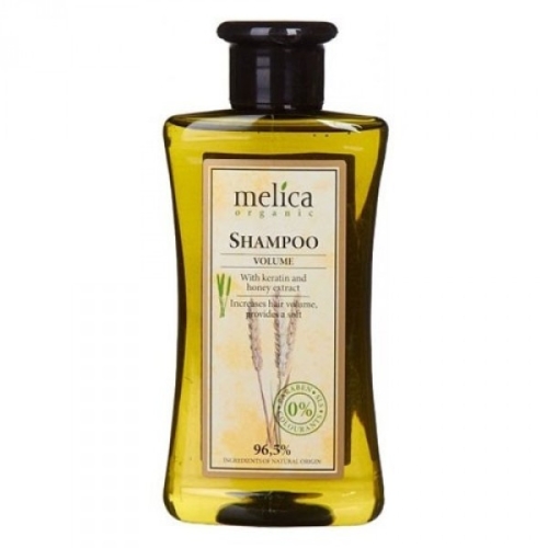 Shampoo Melica Organic™ Lietuva, with wheat proteins and chamomile, 300 ml