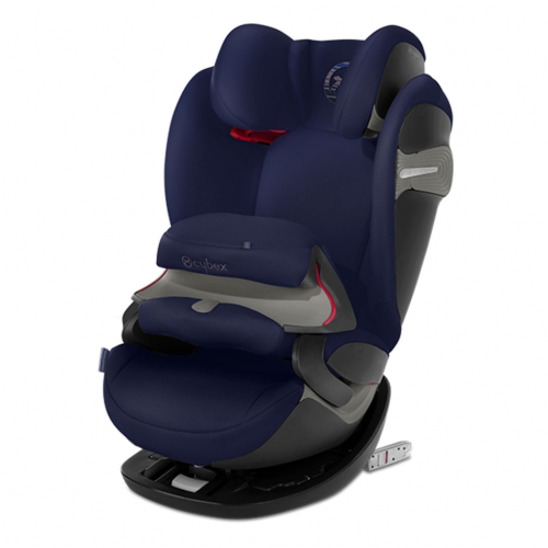 Car seat Cybex™ Pallas S-fix/Denim Blue-blue PU1, 9m+ up to 12 years [518000925]