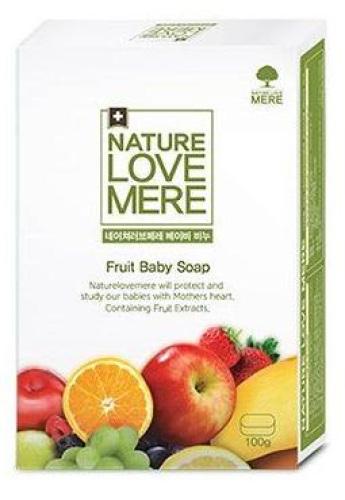 Детское мыло для рук и купания Nature Love Mere с экстрактом фруктов 100g, Корея