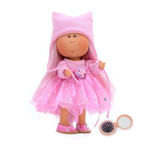 Doll Mia in pink clothes, Nines d`Onil, in a box, art. 3012