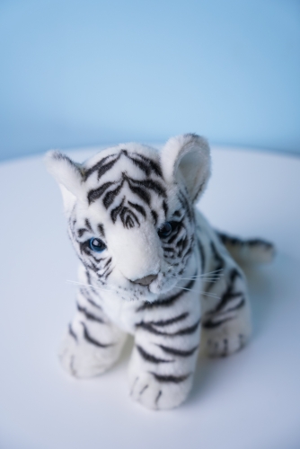 White Tiger 18 cm Realistic Hansa Plush Toy (3420) / Plush Toys № 3