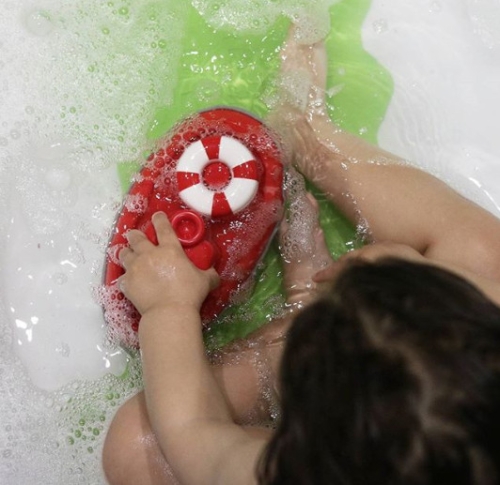 Игрушка для игры в воде Kid O Лодочка красная (10360) / Игрушки для купания № 5