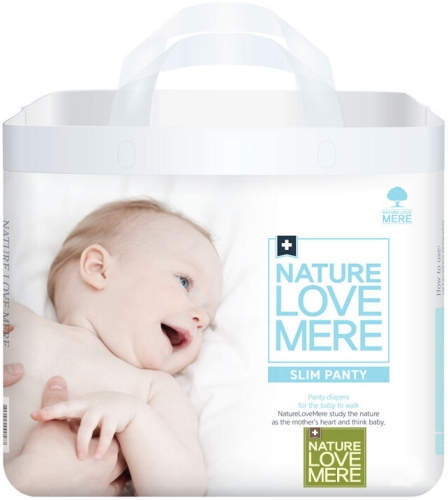 [8-12 kg] Подгузники-трусики NATURE LOVE MERE™ корейские (L) Ультратонкие 30 шт, NLM / Подгузники
