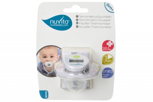 Пустышка-термометр 0м +, Nuvita™ Италия / Пустышки № 4