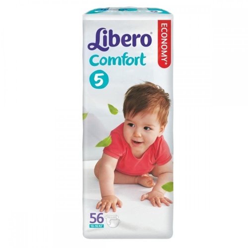 Baby diapers Libero Comfort 5 10-16 kg 56 pcs (7322540475258)