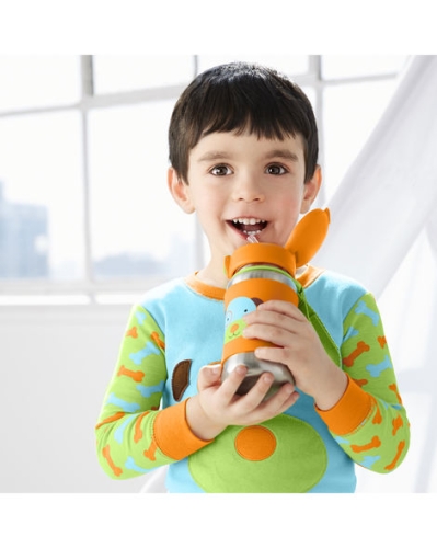 Бутылочка металлическая 350 мл, с поильником Собачка (252515), SKIP HOP™, США / Поильники № 4