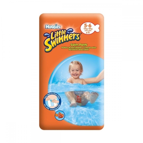 Підгузки Huggies Little Swimmer 5-6 11 шт (5029053538426)