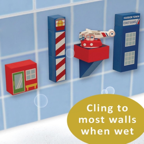 Плавающие блоки для ванной Just Think Toys Береговая охрана (22087) / Игрушки для купания № 6