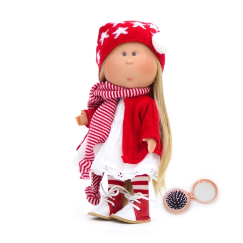 Кукла Mia в красной шапочке, Nines d`Onil, в коробке, арт. 3002