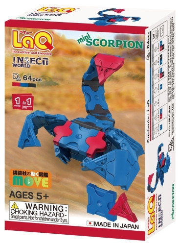 Уникальный японский конструктор LAQ™, Скорпион (150639)