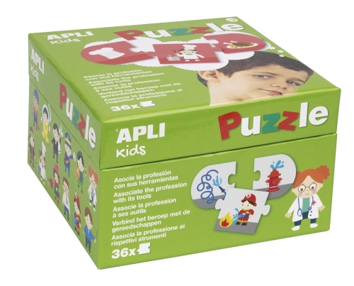 Apli Kids™ | Puzzle: 12 professions (36 el.), Spain (17238)