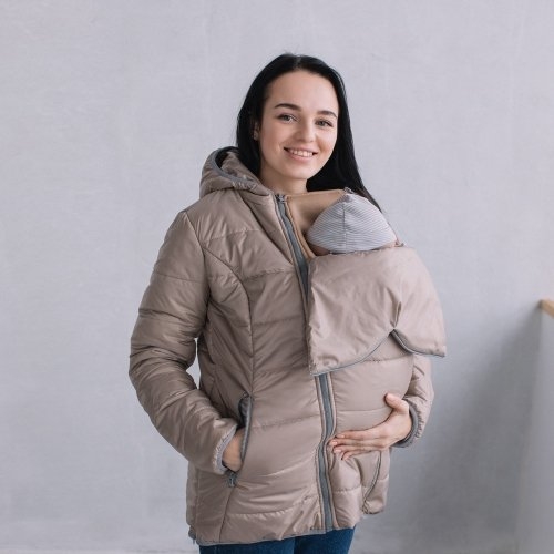 3 in 1 demi-season sling jacket - Beige Love&Carry LCM2404