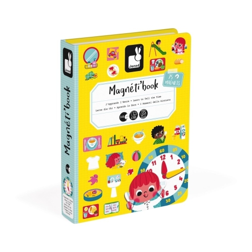 Magnetic book Learning to name the time, Janod [J02724] / Age 4-8 Years № 4
