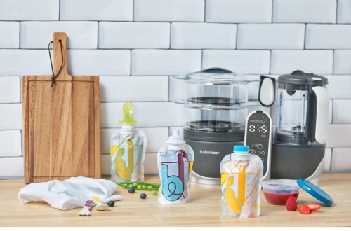 Набор для кормления BabyMoov Foodii kit (бутылочка+10пакетиков) / Помощь при кормлении № 2