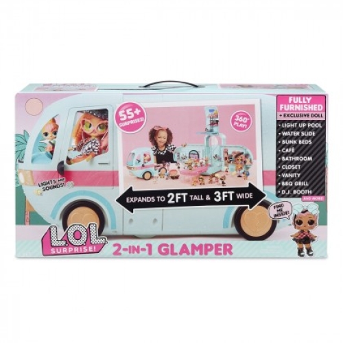 lol™ | Game set LOL SURPRISE! - GLAMOR CAMP (doll, accessories) (6900006516564)