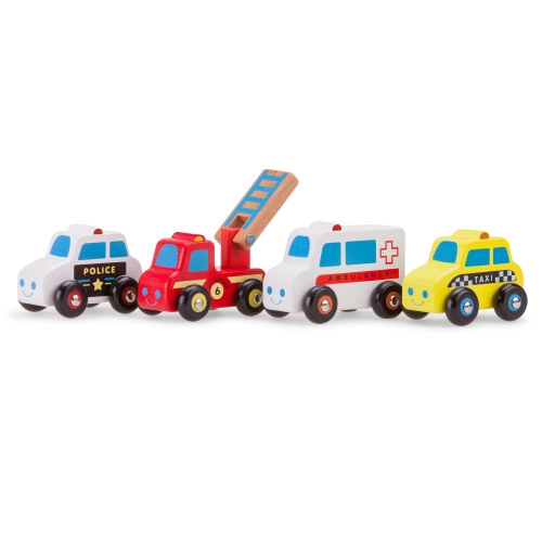 Set of transport 4 cars, New Classic Toys, 11930 from 18 months
