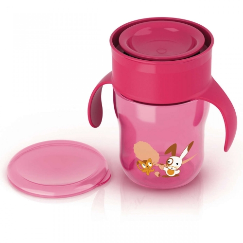 Поильник Philips Avent Первая взрослая чашка 260 мл розовая (SCF782/20) / Поильники Kids Republic Поильник Philips Avent Первая взрослая чашка 260 мл розовая (SCF782/20) / Поильники