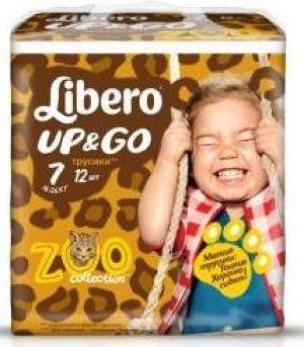 Baby diapers Libero Up&Go 7 16-26 kg 24 pcs (7322540599923)