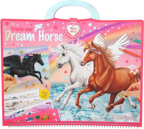 Miss Melody Творческий подарочный набор раскраска Create Your Dream Horse