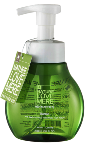 Antibacterial liquid hand soap 280 ml, NATURE LOVE MERE Korea, NLM