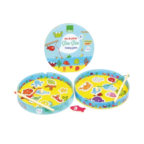 Vilac™ | Детская магнитная игра Рыбалка, Франция / Игровые наборы № 2 Kids Republic Vilac™ | Детская магнитная игра Рыбалка, Франция / Игровые наборы № 2
