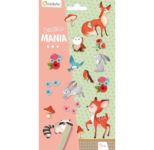 Nature Stickers Decalco Mania Series, Avenue Mandarine™ France (CC028O)