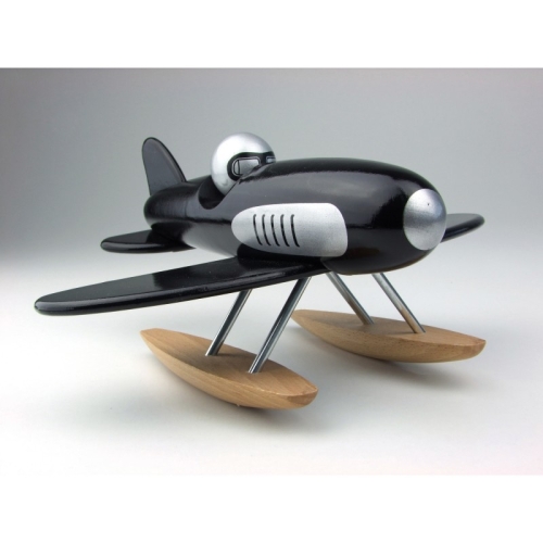 Vilac™ | Collectible retro Seaplane, black, France / Toy Transport № 4 Kids Republic Vilac™ | Collectible retro Seaplane, black, France / Toy Transport № 4