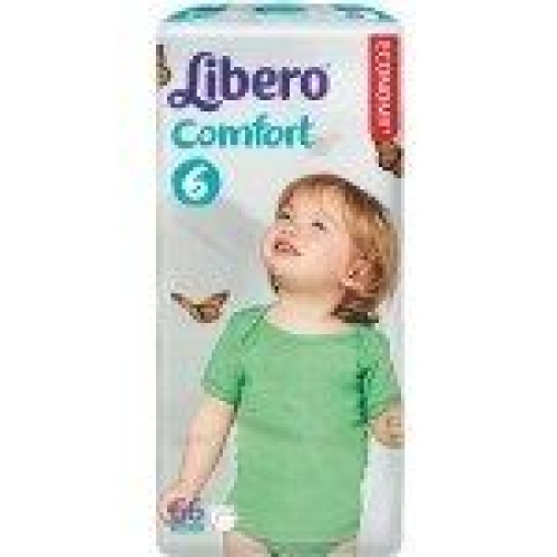 Baby diapers Libero Comfort 6 12-22 kg 66 pcs (7322540592061)
