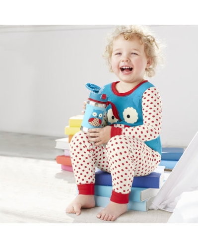 Бутылочка металлическая 350 мл, с поильником Совенок (252511), SKIP HOP™, США / Поильники № 4 Kids Republic Бутылочка металлическая 350 мл, с поильником Совенок (252511), SKIP HOP™, США / Поильники № 4